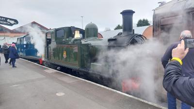 1450 steam at Severn Valley Railway - Kidderminster. &copy; MemberOfThePublic