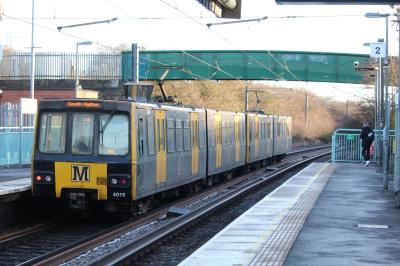 TW 4015 at Brockley Whins (Tyne & Wear Metro). &copy; ConnorsRailPhotography