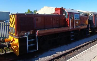 D9523 at Wensleydale Railway. &copy; Geoff