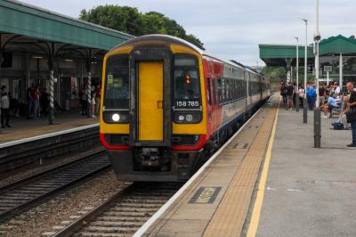 158785 at Chesterfield. &copy; South Coast Trainspotter