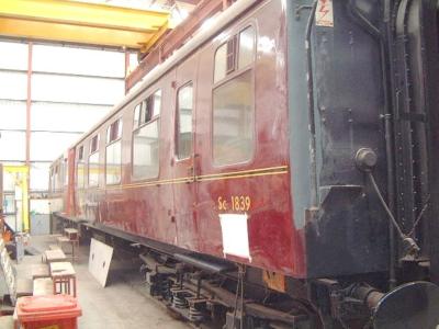 1839 Coach at Ribble Steam Railway. &copy; Byron5574