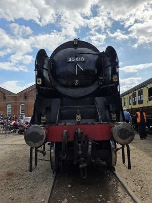 35018 steam at Derby - The Greatest Gathering 2025. &copy; MikeMOL