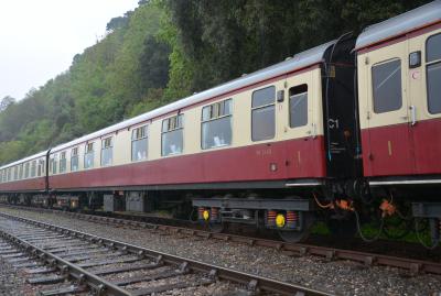 3148 coach at Dartmouth Steam Railway - Kingswear. &copy; AJax
