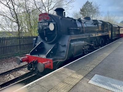 photo of 73082 steam at Bluebell Railway - East Grinstead