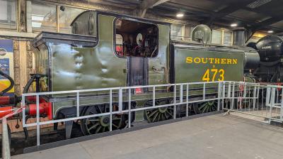 473 steam at Bluebell Railway. &copy; South Coast Trainspotter