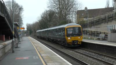 166218 at Keynsham. &copy; GWRailFan
