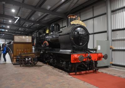 9017 steam at Severn Valley Railway - Highley Engine House. &copy; AJax