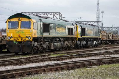 66618,66954 at Crewe Basford Hall. &copy; Shotts