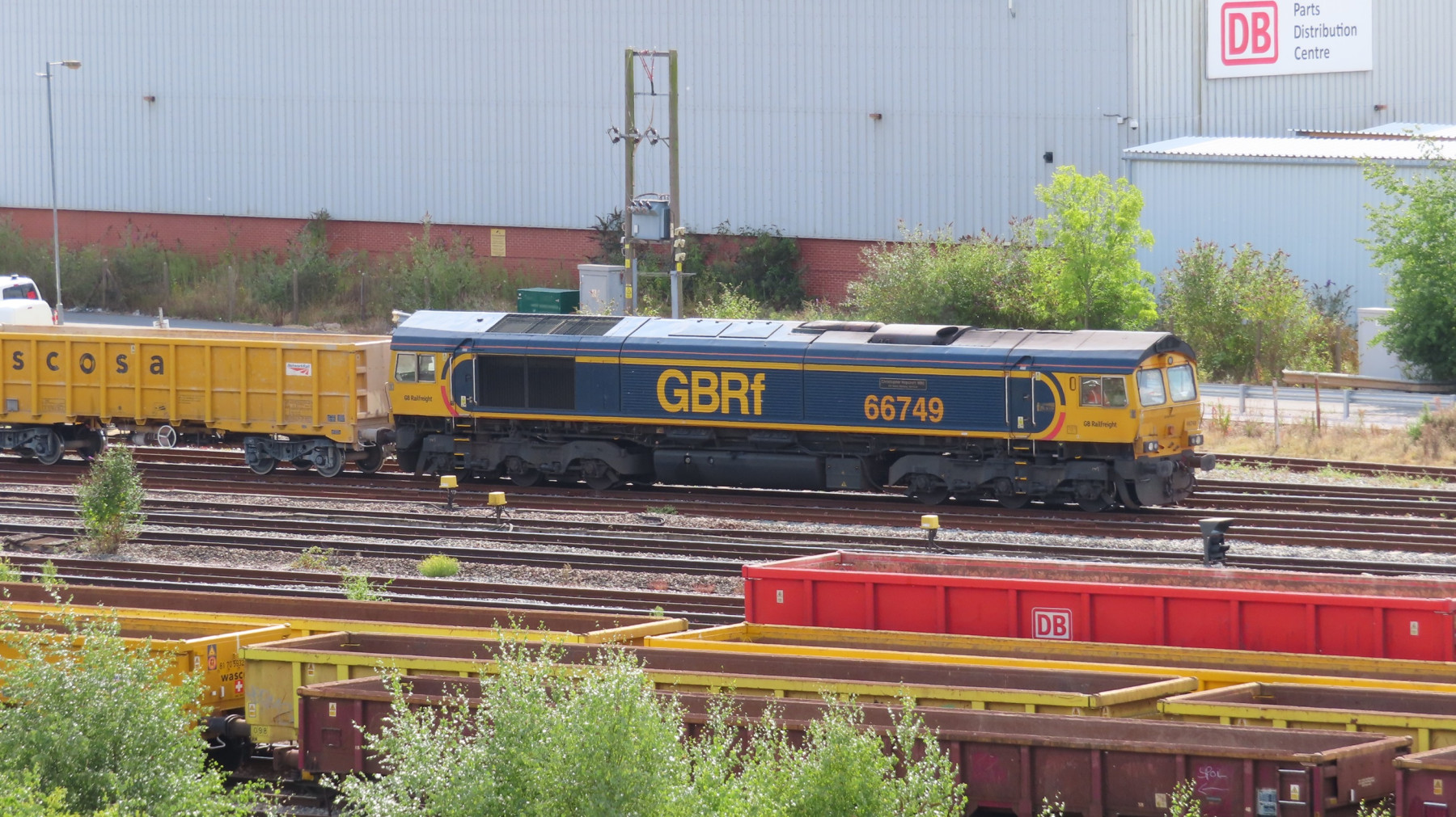 Toton Train Photo of 66749 at Toton TMD — trainlogger