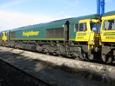 66551 at Leeds Vehicle Maintenance Facility (Leeds Midland Road). &copy; Byron5574