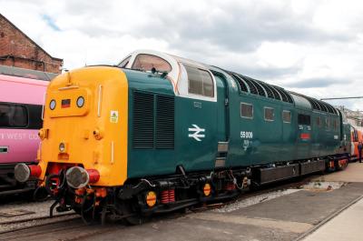 55009 at Derby - The Greatest Gathering 2025. &copy; stevexos