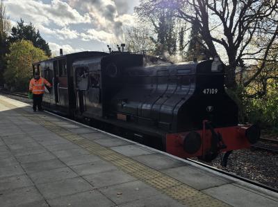 47109 steam at Chinnor & Princes Risborough Railway. &copy; MikeMOL
