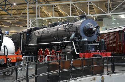 607 steam at York National Railway Museum. &copy; AJax