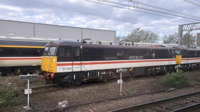 87002 at Crewe TMD. &copy; Luivery