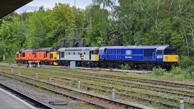 photo of 58023,26007,37607 at Leicester TMD