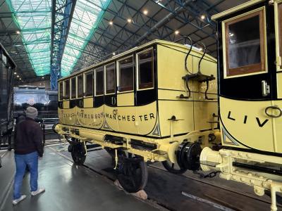 L&MR-4w (R) coach at York National Railway Museum. &copy; AJax