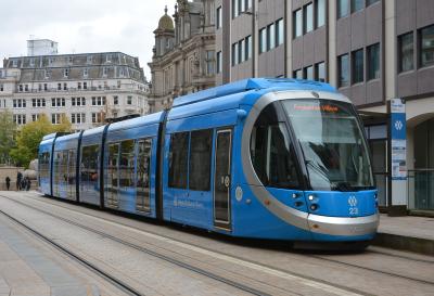 MM 23 at Town Hall (West Midlands Metro). &copy; AJax