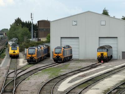 57303,99006,99002,99007,43014 at Leicester TMD. &copy; Luivery