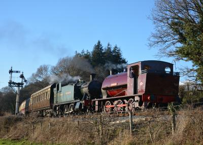 HE1589 steam,5526 steam at South Devon Railway - Bishops Bridge Loop. &copy; AJax