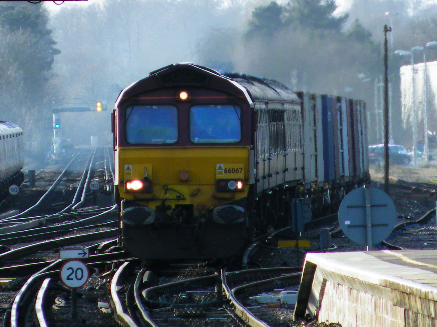Photo of 66067 at Basingstoke — trainlogger