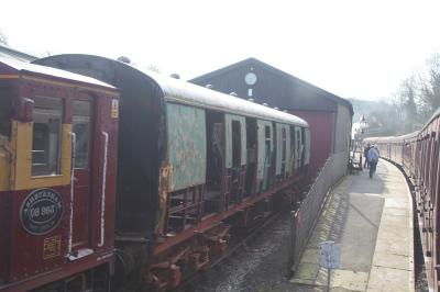 80796 coach at Keighley & Worth Valley Railway - Oxenhope. &copy; ConnorsRailPhotography