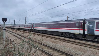 10324 coach at Peterborough. &copy; Geoff
