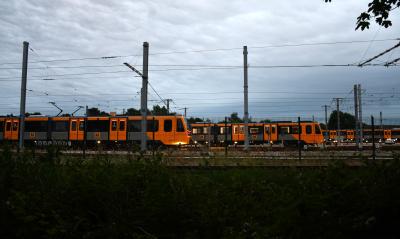 555021 at South Gosforth (Tyne & Wear Metro). &copy; MJM