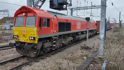 66106 at Peterborough. &copy; Geoff