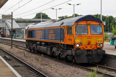 66733 at Peterborough. &copy; South Coast Trainspotter
