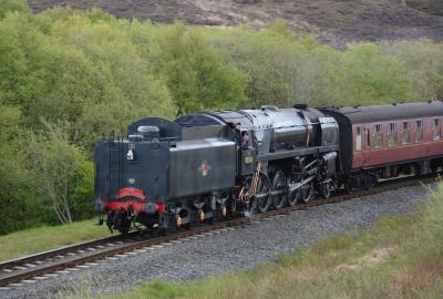 92134 steam at North Yorkshire Moors Railway - Fen Bog. &copy; AJax