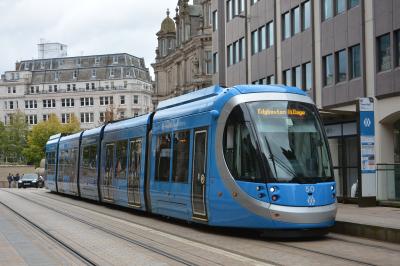 MM 50 at Town Hall (West Midlands Metro). &copy; AJax