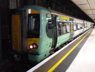 377154 at London Victoria. &copy; BigKev